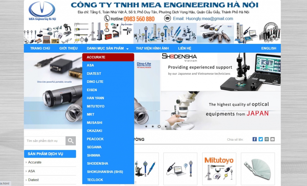 Bán dụng cụ đo kiểm gia công cơ .